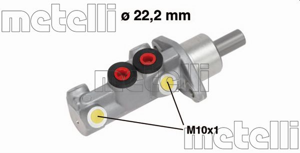 Hoofdremcilinder Metelli 05-0666