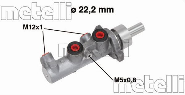 Hoofdremcilinder Metelli 05-0671