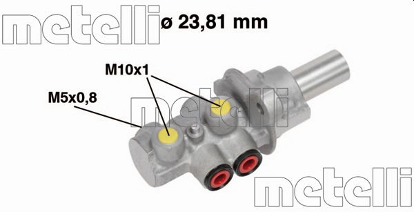 Hoofdremcilinder Metelli 05-0683