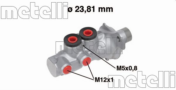 Hoofdremcilinder Metelli 05-0695