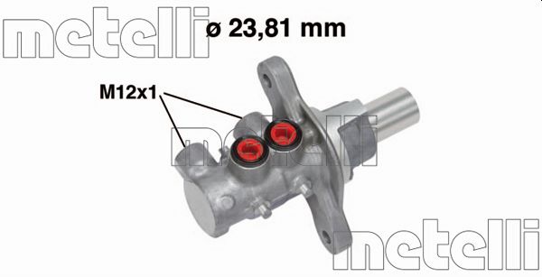 Hoofdremcilinder Metelli 05-0700