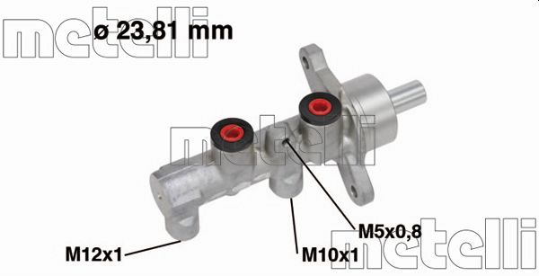 Hoofdremcilinder Metelli 05-0711