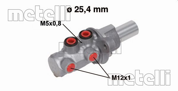 Hoofdremcilinder Metelli 05-0754