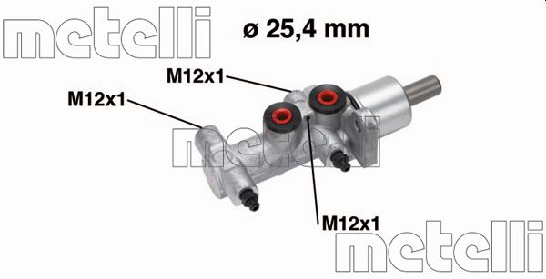 Hoofdremcilinder Metelli 05-0766