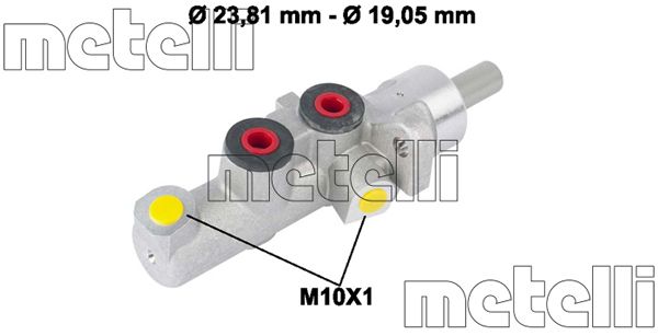 Hoofdremcilinder Metelli 05-0773