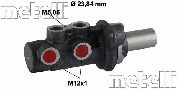 Hoofdremcilinder Metelli 05-0786