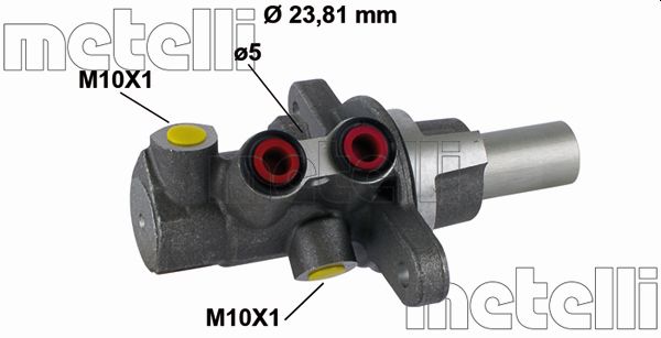 Hoofdremcilinder Metelli 05-0795