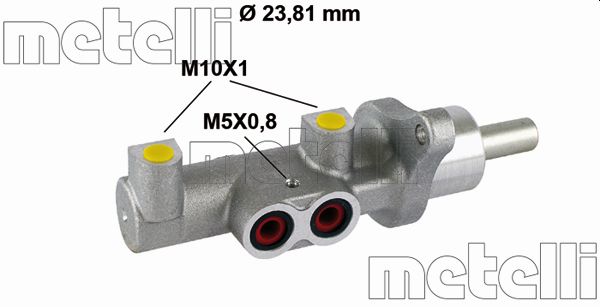 Hoofdremcilinder Metelli 05-0804