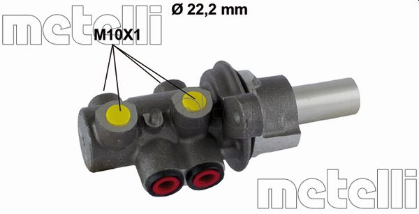 Hoofdremcilinder Metelli 05-0807