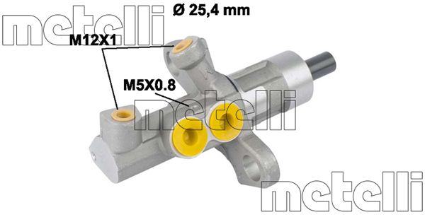 Hoofdremcilinder Metelli 05-0811