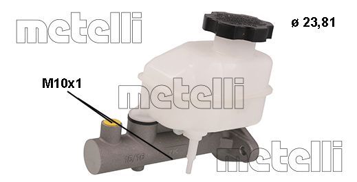 Hoofdremcilinder Metelli 05-0824