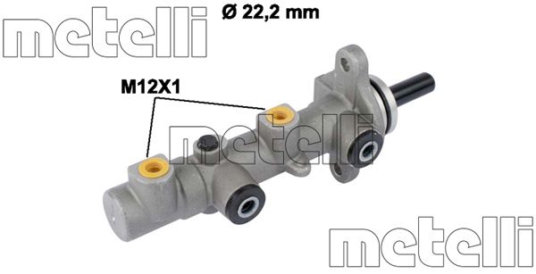 Hoofdremcilinder Metelli 05-0825