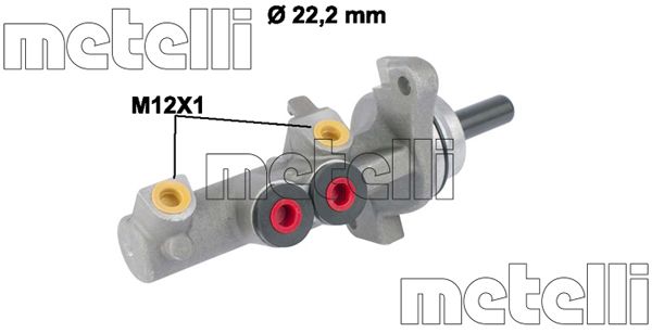 Hoofdremcilinder Metelli 05-0833