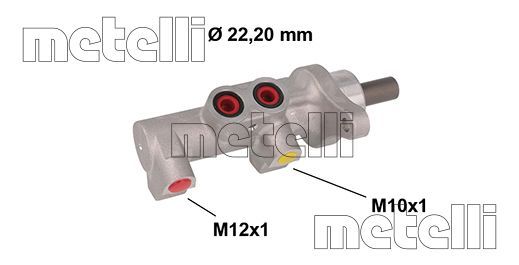 Hoofdremcilinder Metelli 05-0847