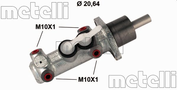 Hoofdremcilinder Metelli 05-0853