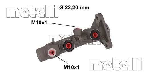 Hoofdremcilinder Metelli 05-0859