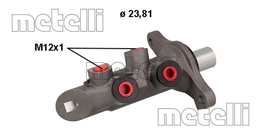 Hoofdremcilinder Metelli 05-0876