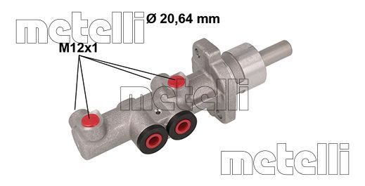 Hoofdremcilinder Metelli 05-0881
