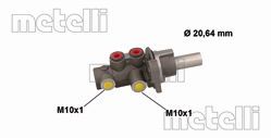 Hoofdremcilinder Metelli 05-0886