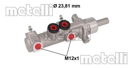 Hoofdremcilinder Metelli 05-0901