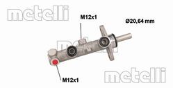 Hoofdremcilinder Metelli 05-1124