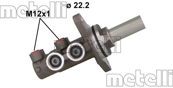 Hoofdremcilinder Metelli 05-1164