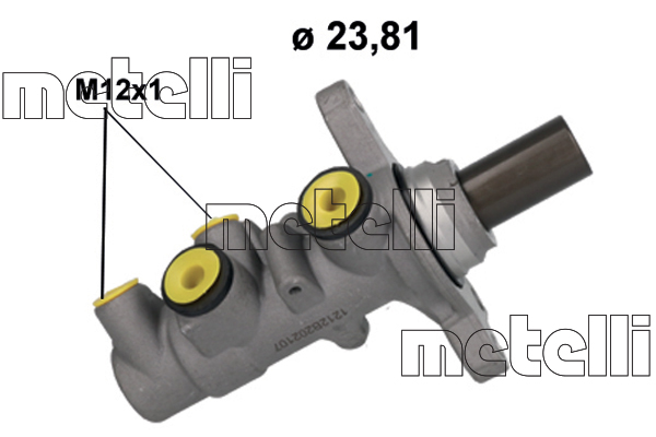 Hoofdremcilinder Metelli 05-1212