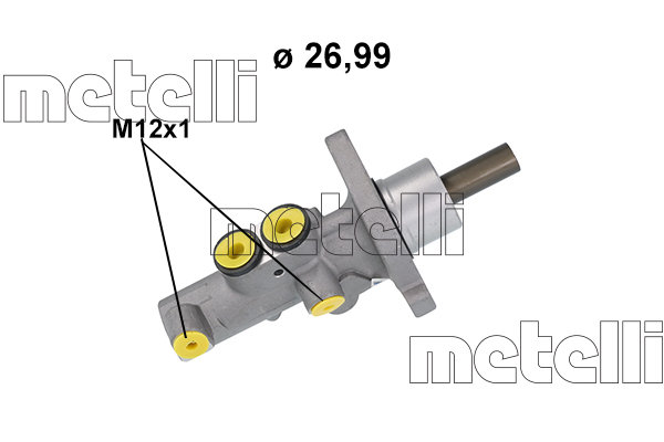 Hoofdremcilinder Metelli 05-1218