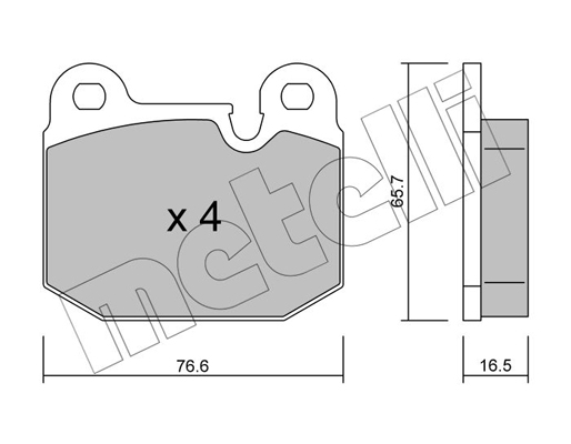 Remblokset Metelli 22-0027-0