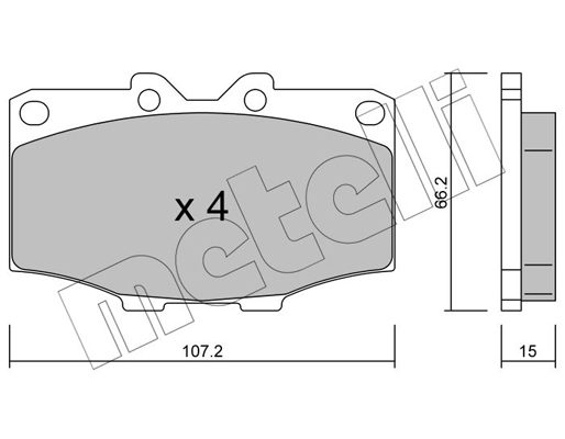 Remblokset Metelli 22-0109-0