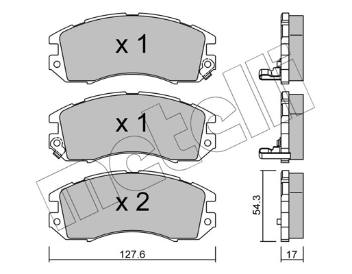 Remblokset Metelli 22-0135-0