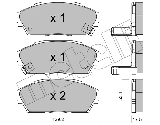 Remblokset Metelli 22-0171-0