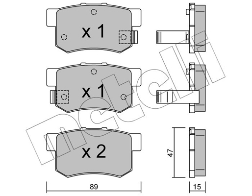 Remblokset Metelli 22-0173-0