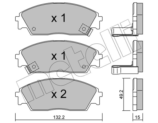 Remblokset Metelli 22-0236-1