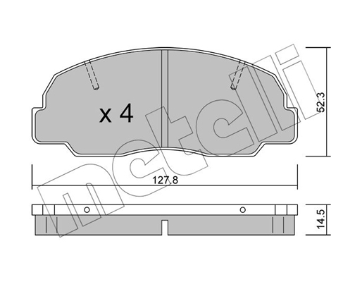 Remblokset Metelli 22-0239-0