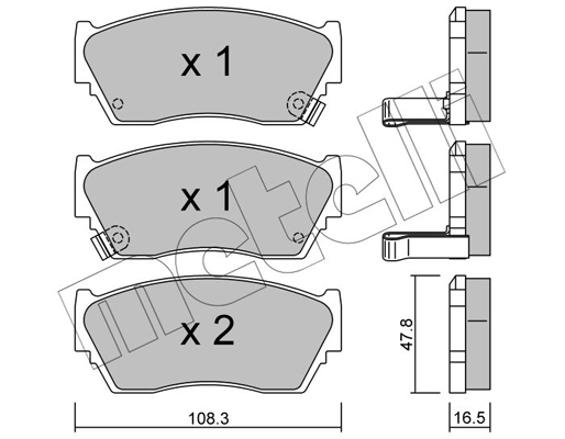 Remblokset Metelli 22-0246-1