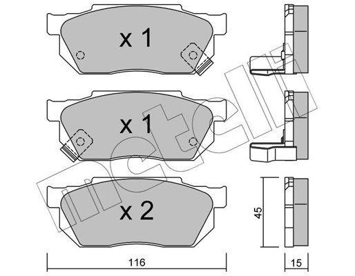 Remblokset Metelli 22-0247-1