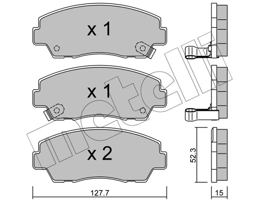 Remblokset Metelli 22-0283-0