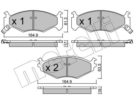 Remblokset Metelli 22-0289-0