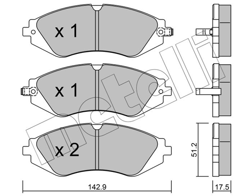 Remblokset Metelli 22-0294-0