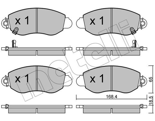 Remblokset Metelli 22-0320-0