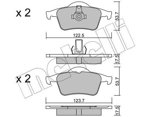 Remblokset Metelli 22-0348-0