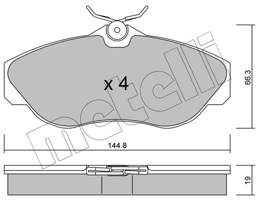 Remblokset Metelli 22-0350-0