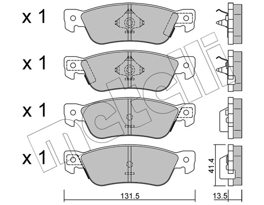 Remblokset Metelli 22-0359-0