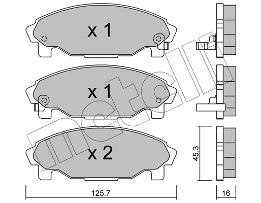 Remblokset Metelli 22-0379-0