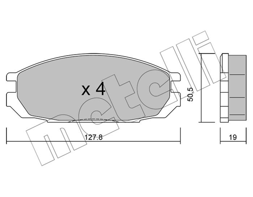 Remblokset Metelli 22-0409-0