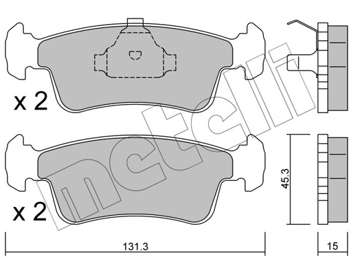 Remblokset Metelli 22-0420-0