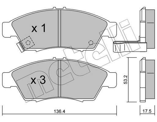 Remblokset Metelli 22-0437-0