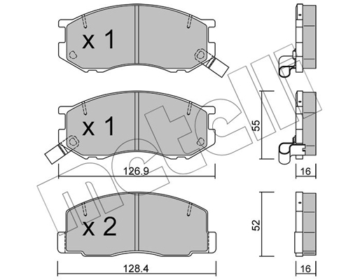 Remblokset Metelli 22-0455-0