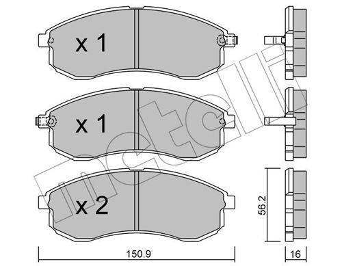 Remblokset Metelli 22-0482-0